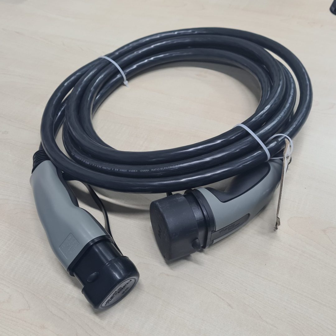 Samengestelde laadkabel - 3-fase - type 2 - 5 meter (refurbished) - Afbeelding 4