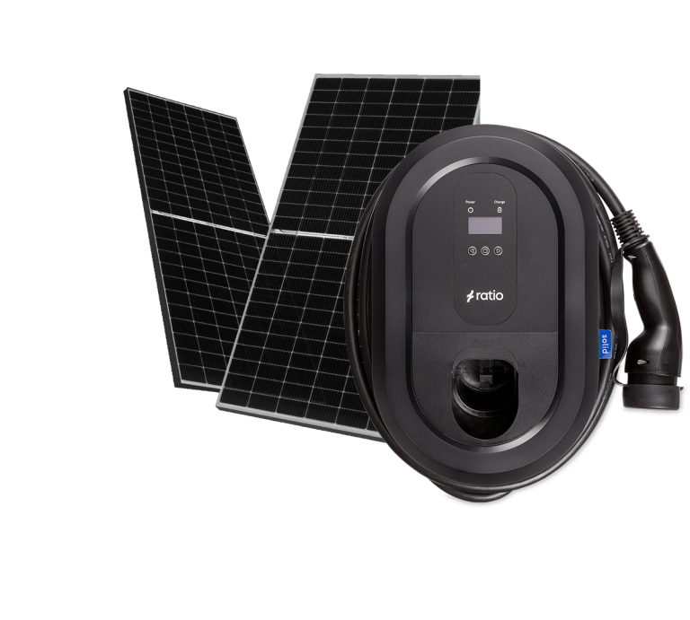 ratio solar met zonnepanelen laders